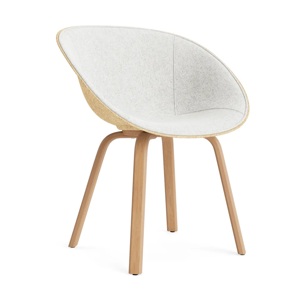 Normann Copenhagen Mat Armchair karmstol fremsidepolstring Hallingdal 110-hemp-beech
