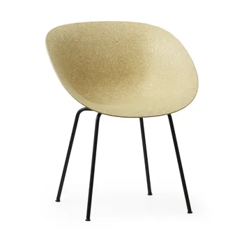 Mat Armchair karmstol - Hemp-black steel - Normann Copenhagen