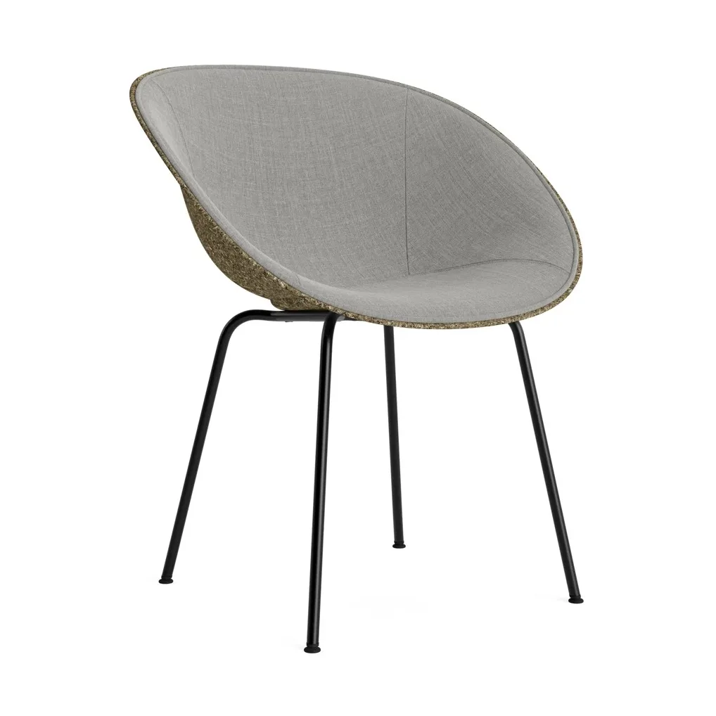Mat Armchair karmstol, Seaweed-black steel Normann Copenhagen