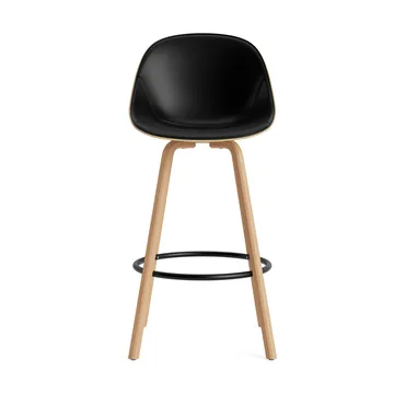 Mat Bar Chair barkrakk  fremsidepolstring 75 cm - Ultra 41599-hemp-beech-black steel - Normann Copenhagen
