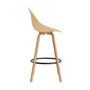 Mat Bar Chair barstol 75 cm - Hemp-beech-black steel - Normann Copenhagen