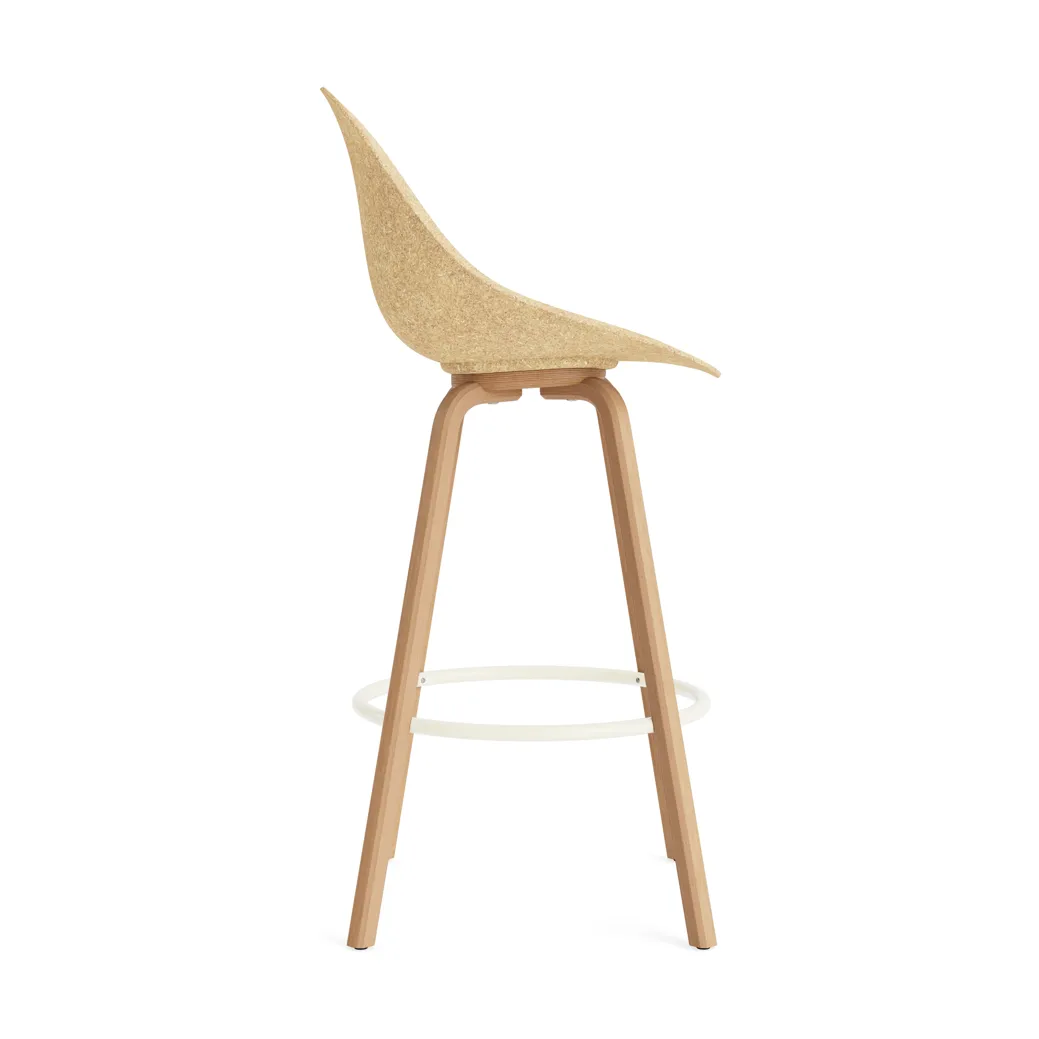 Mat Bar Chair barstol 75 cm, Hemp-beech-cream steel Normann Copenhagen