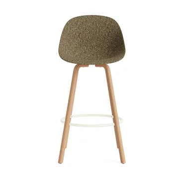 Mat Bar Chair barstol 75 cm - Seaweed-beech-cream steel - Normann Copenhagen