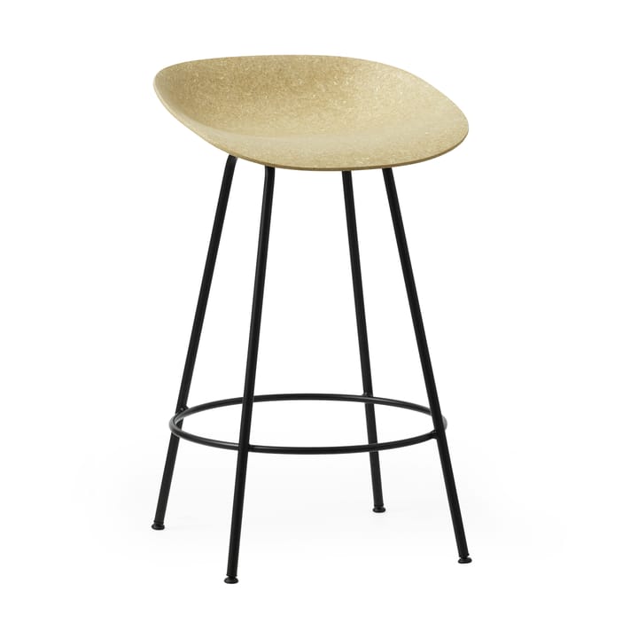 Mat Barstool barstol 65 cm - Hemp-black steel - Normann Copenhagen