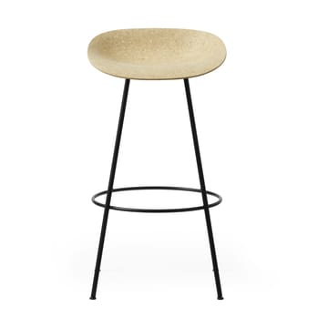 Mat Barstool barstol 75 cm - Hemp-black steel - Normann Copenhagen