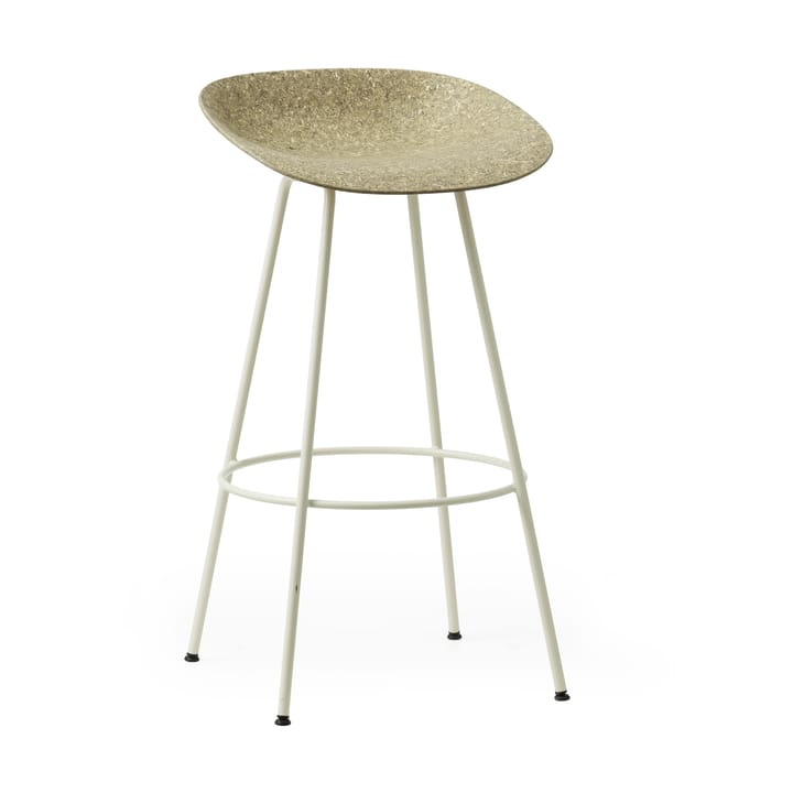 Mat Barstool barstol 75 cm - Seaweed-cream steel - Normann Copenhagen