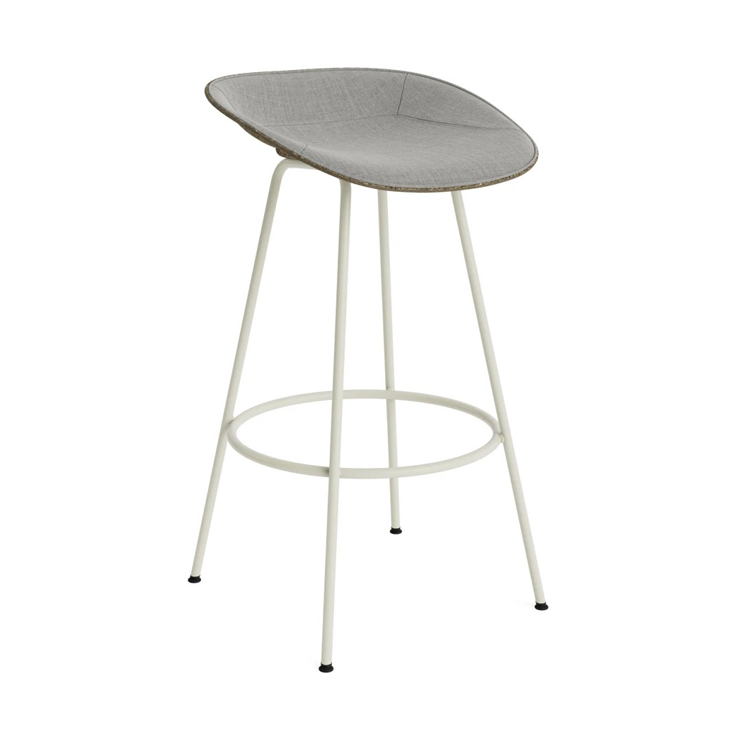 Bilde av Normann Copenhagen Mat Barstool barstol 75 cm Seaweed-cream steel