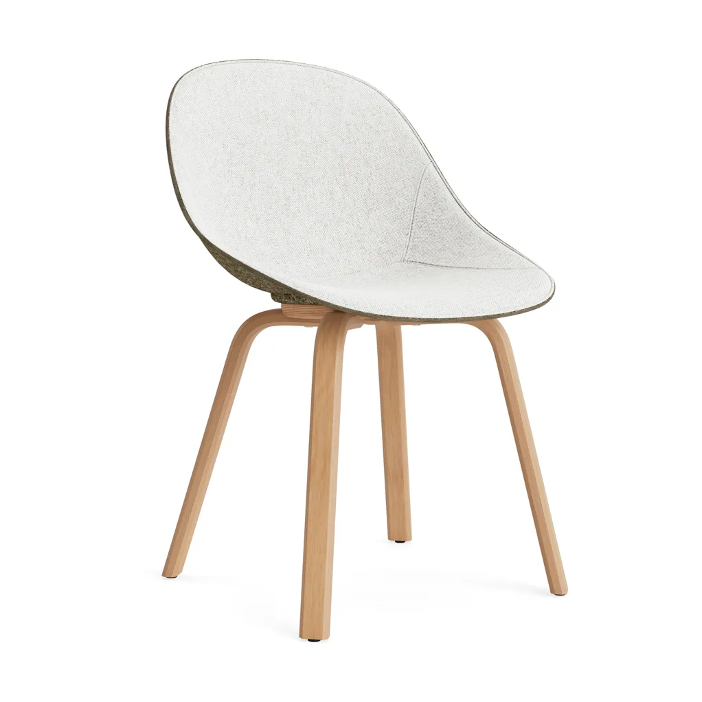 Normann Copenhagen Mat Chair stol fremsidepolstring Hallingdal 110-seaweed-beech