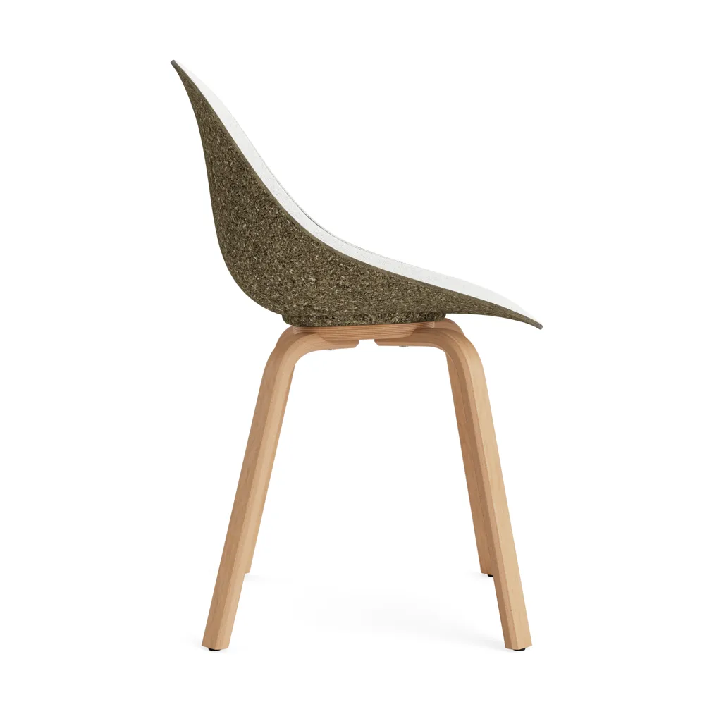 Mat Chair stol  fremsidepolstring, Hallingdal 110-seaweed-beech Normann Copenhagen