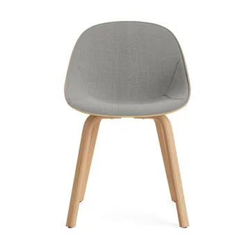 Mat Chair stol  fremsidepolstring - Remix 133-hemp-beech - Normann Copenhagen