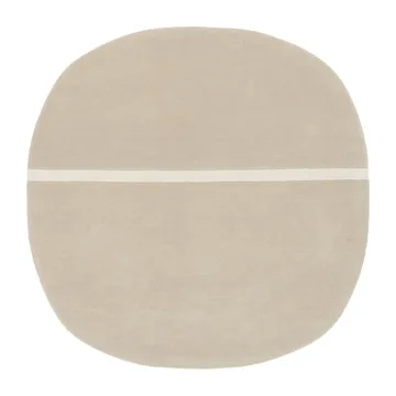 Oona teppe 140 x 140 cm - Sand - Normann Copenhagen