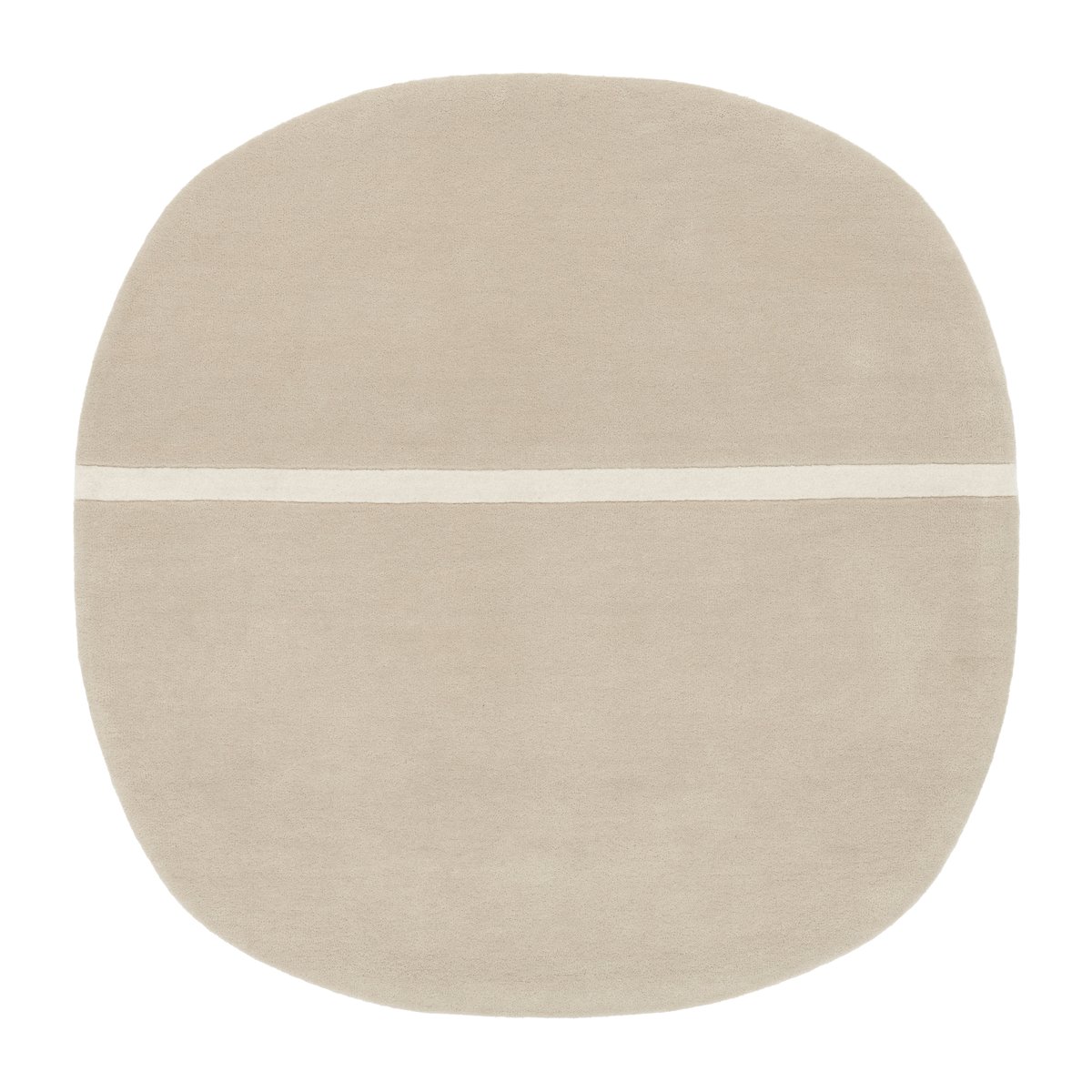 Bilde av Normann Copenhagen Oona teppe 140 x 140 cm Sand