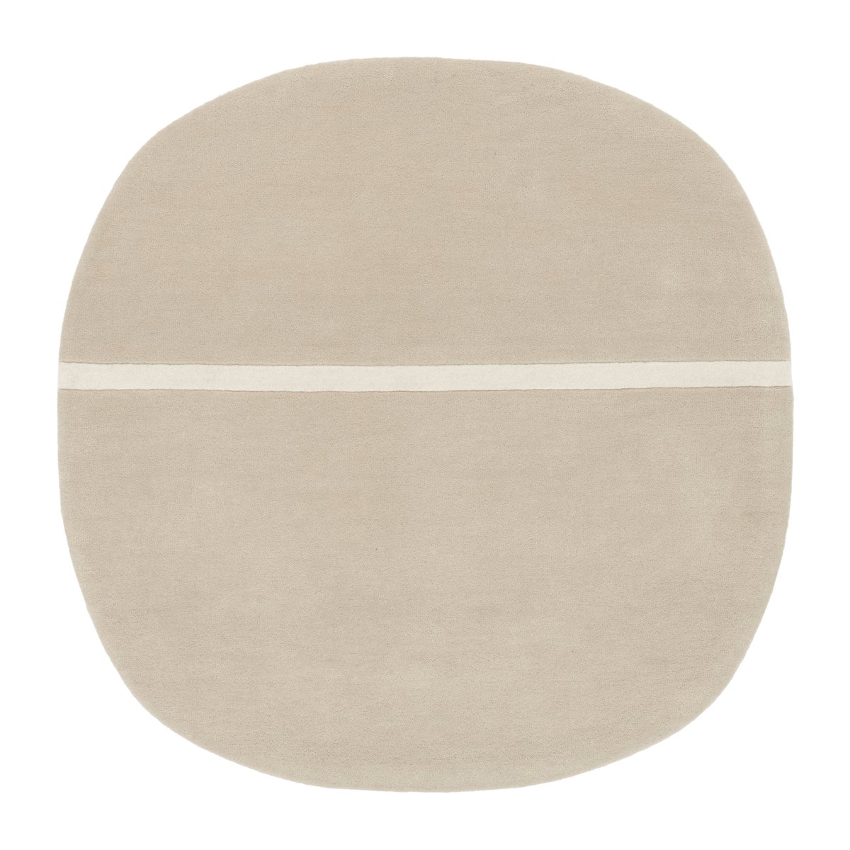 Bilde av Normann Copenhagen Oona teppe 140 x 140 cm Sand