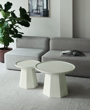 Pine table large sidebord Ø 65 cm H: 44,5 cm - Light Green - Normann Copenhagen