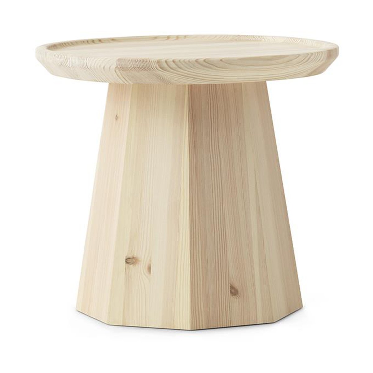 Bilde av Normann Copenhagen Pine table small sidebord Ø 45 cm H: 406 cm Pine