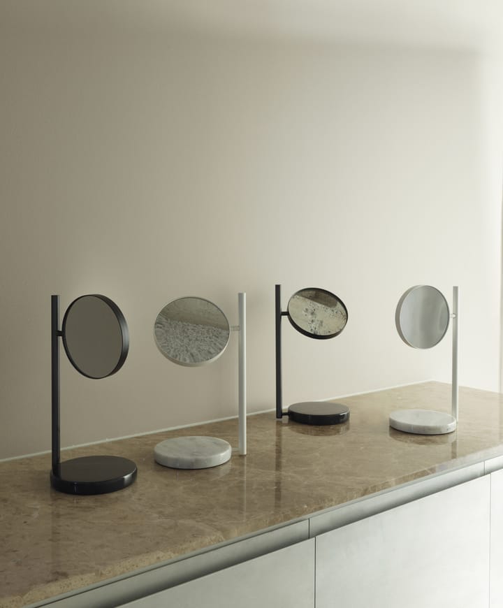 Pose dobbeltsidig bordspeil 21 x 39 cm, Svart Normann Copenhagen