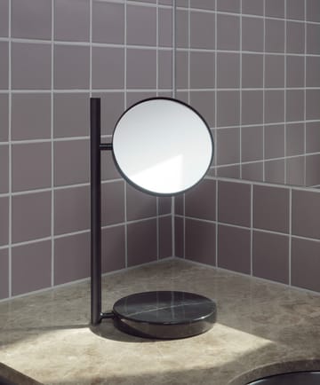 Pose dobbeltsidig bordspeil 21 x 39 cm - Svart - Normann Copenhagen
