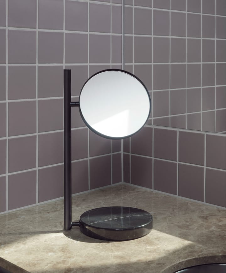 Pose dobbeltsidig bordspeil 21 x 39 cm, Svart Normann Copenhagen