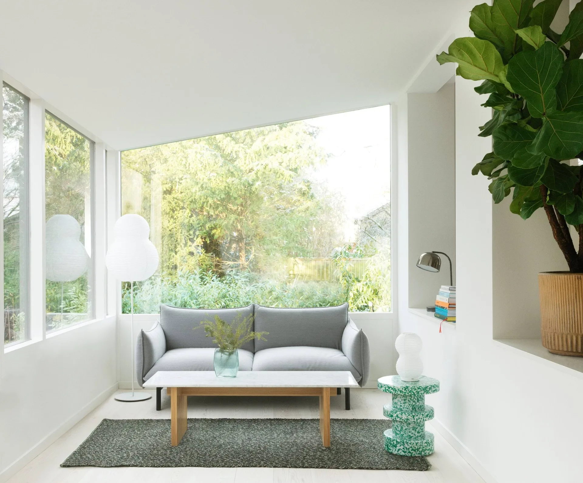 Puff Bubble gulvlampe, Hvit Normann Copenhagen
