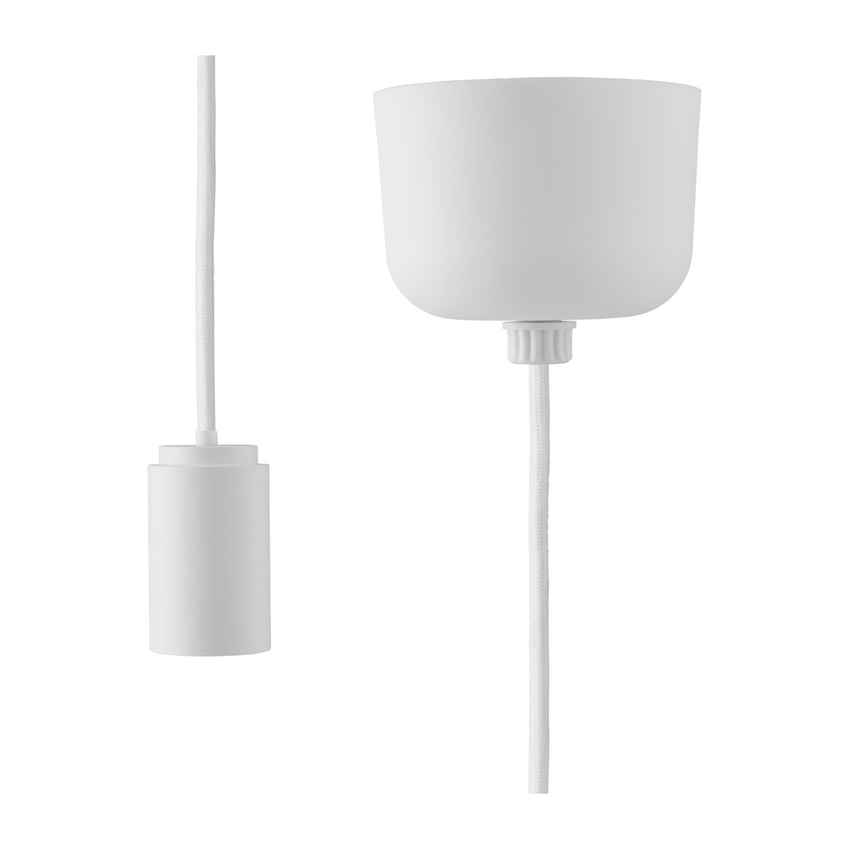 Normann Copenhagen - Opphengssett w/Fatning 2,5 m White