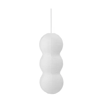 Puff Multitude lampeskjerm 23 x 60 cm - Hvit - Normann Copenhagen