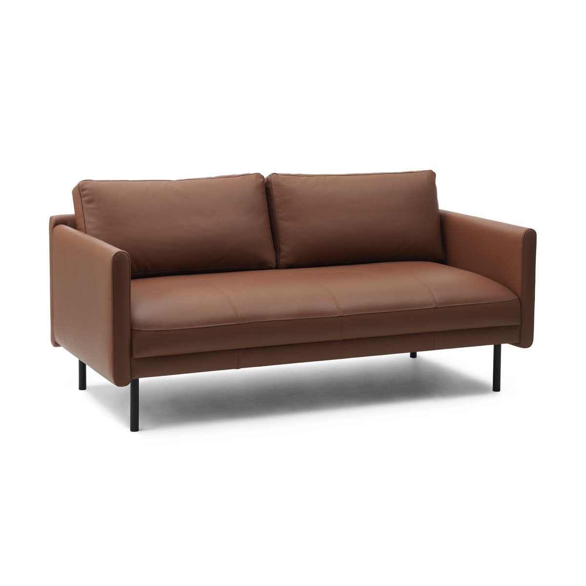 Normann Copenhagen - Rar Sofa 2 Seater Omaha Leather Cognac - Sofaer - Simon Legald - Lær/Metall/Tre/Plast