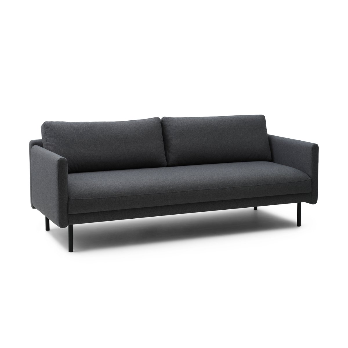 Normann Copenhagen - Rar Sofa 3 Seater Re-Born Dark Grey - Sofaer - Simon Legald - Grå - Metall/Tre/Tekstilmateriale/Plast
