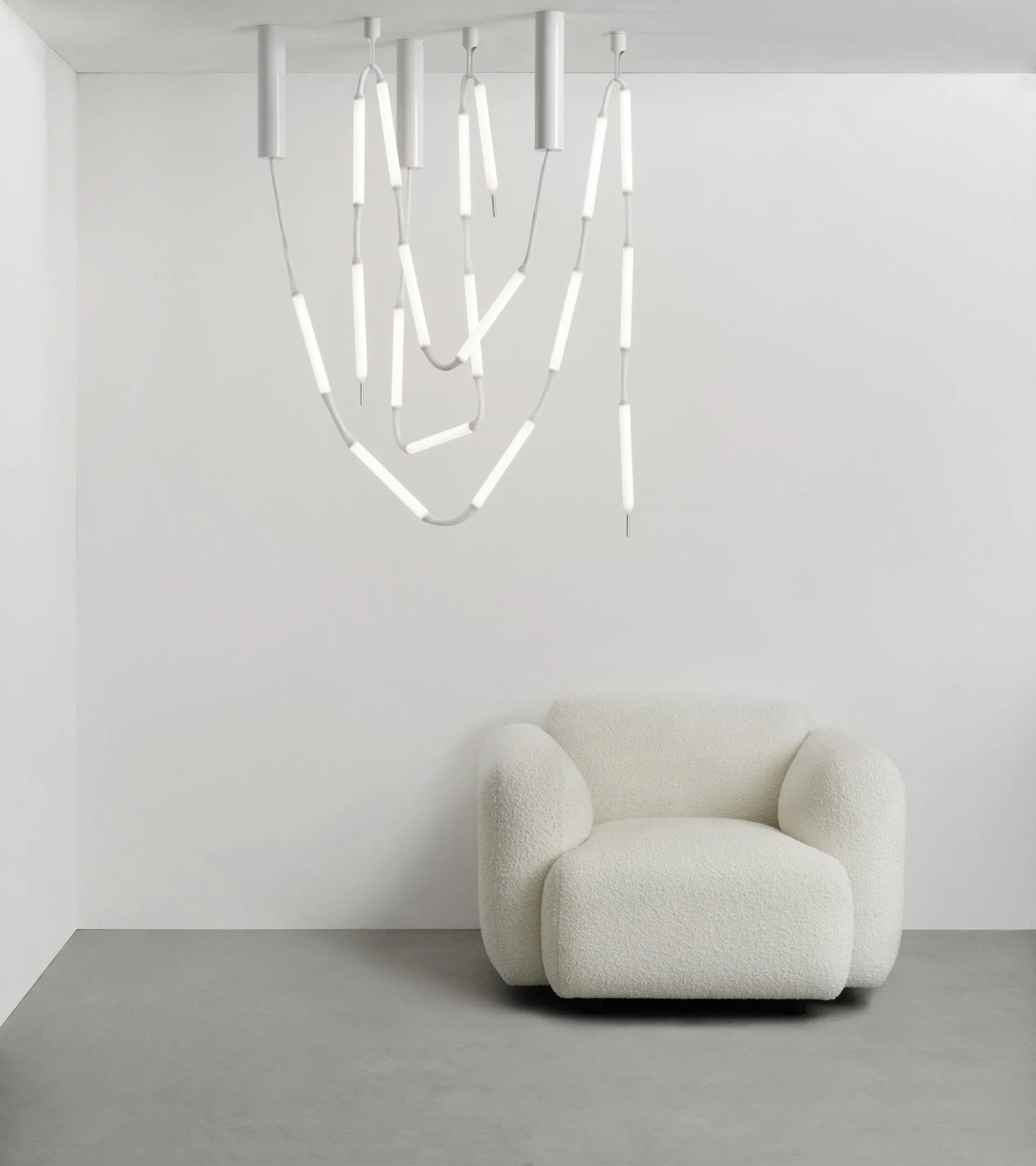 Reb taklampe 5, White Normann Copenhagen