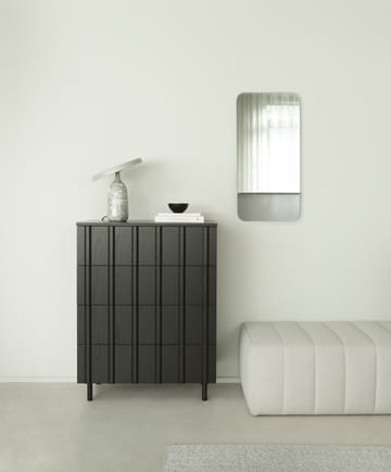 Rib kommode 4 skuffer - Soft Black - Normann Copenhagen