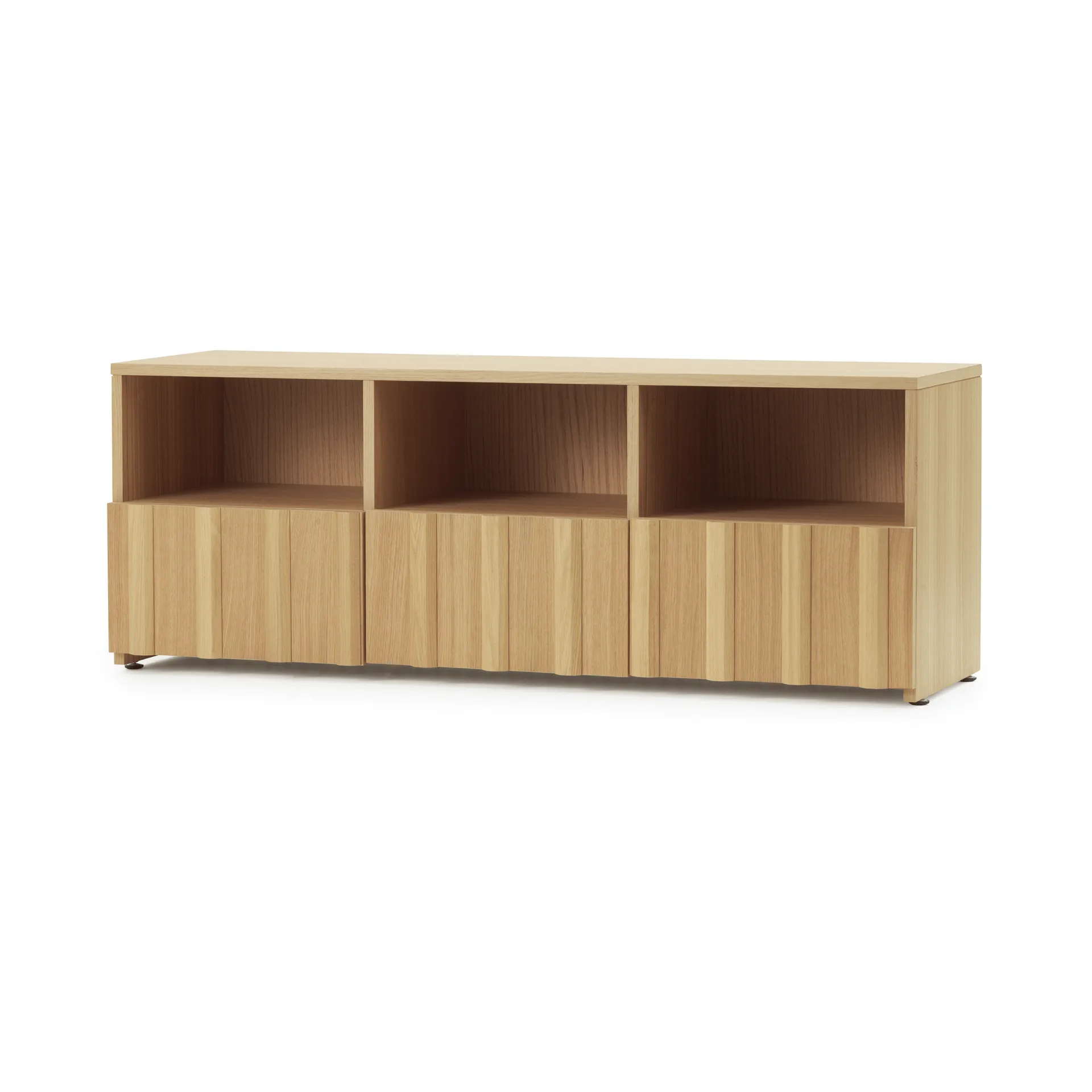Rib sideboard hybrid, Oak, 44x120x38 cm Normann Copenhagen