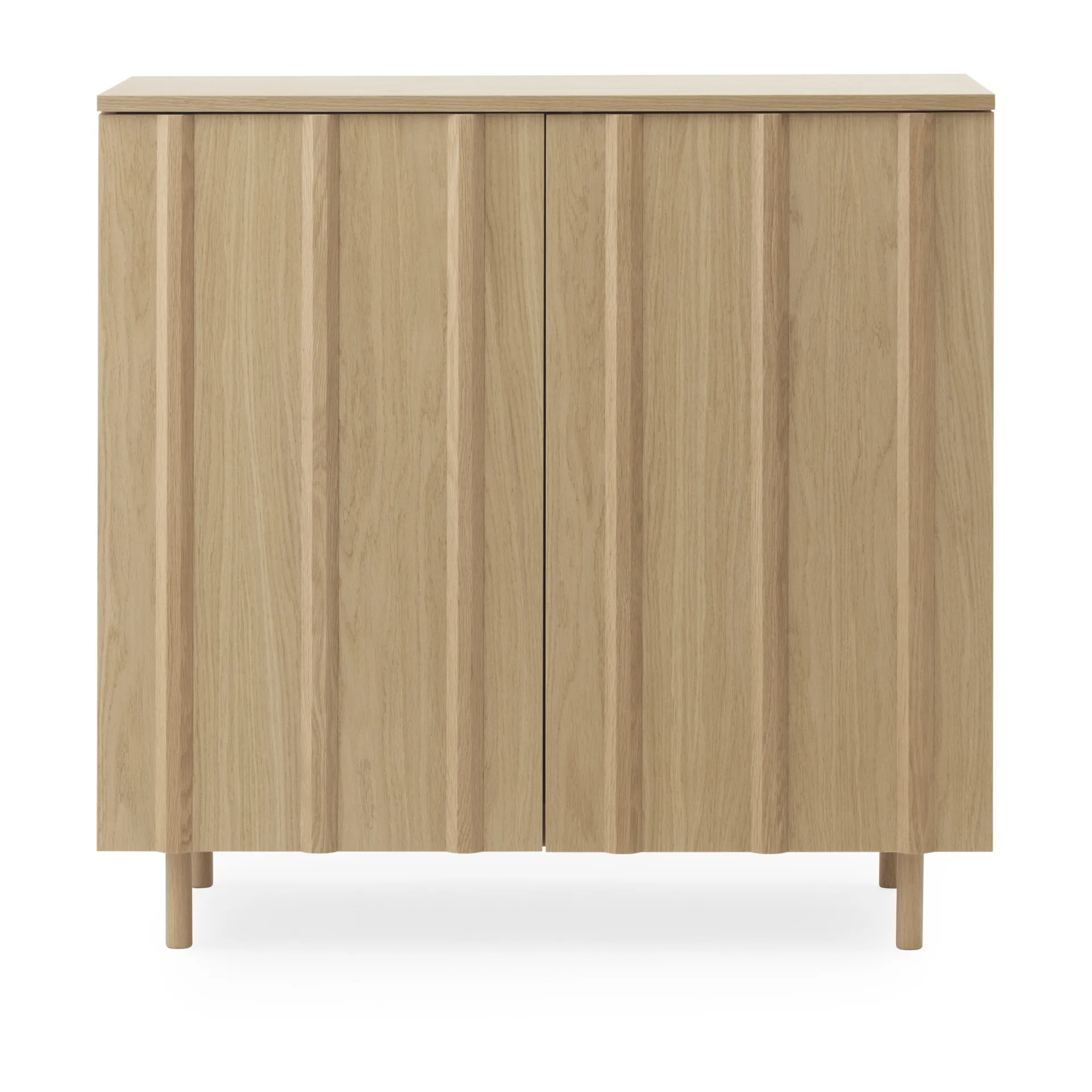 Rib skap 96 x 98,5 cm, Oak Normann Copenhagen