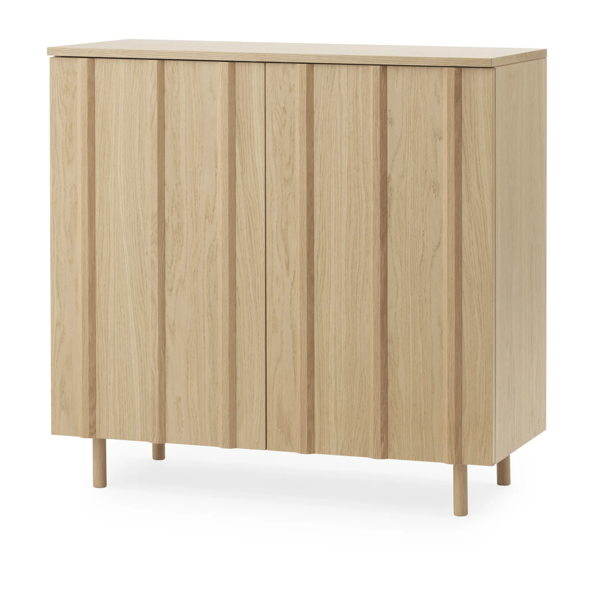 Rib skap 96 x 98,5 cm, Oak Normann Copenhagen