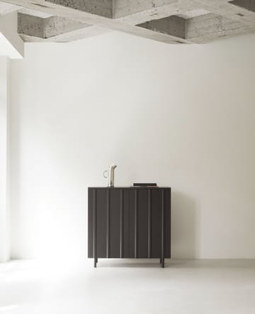 Rib skap 96 x 98,5 cm - Soft Black - Normann Copenhagen
