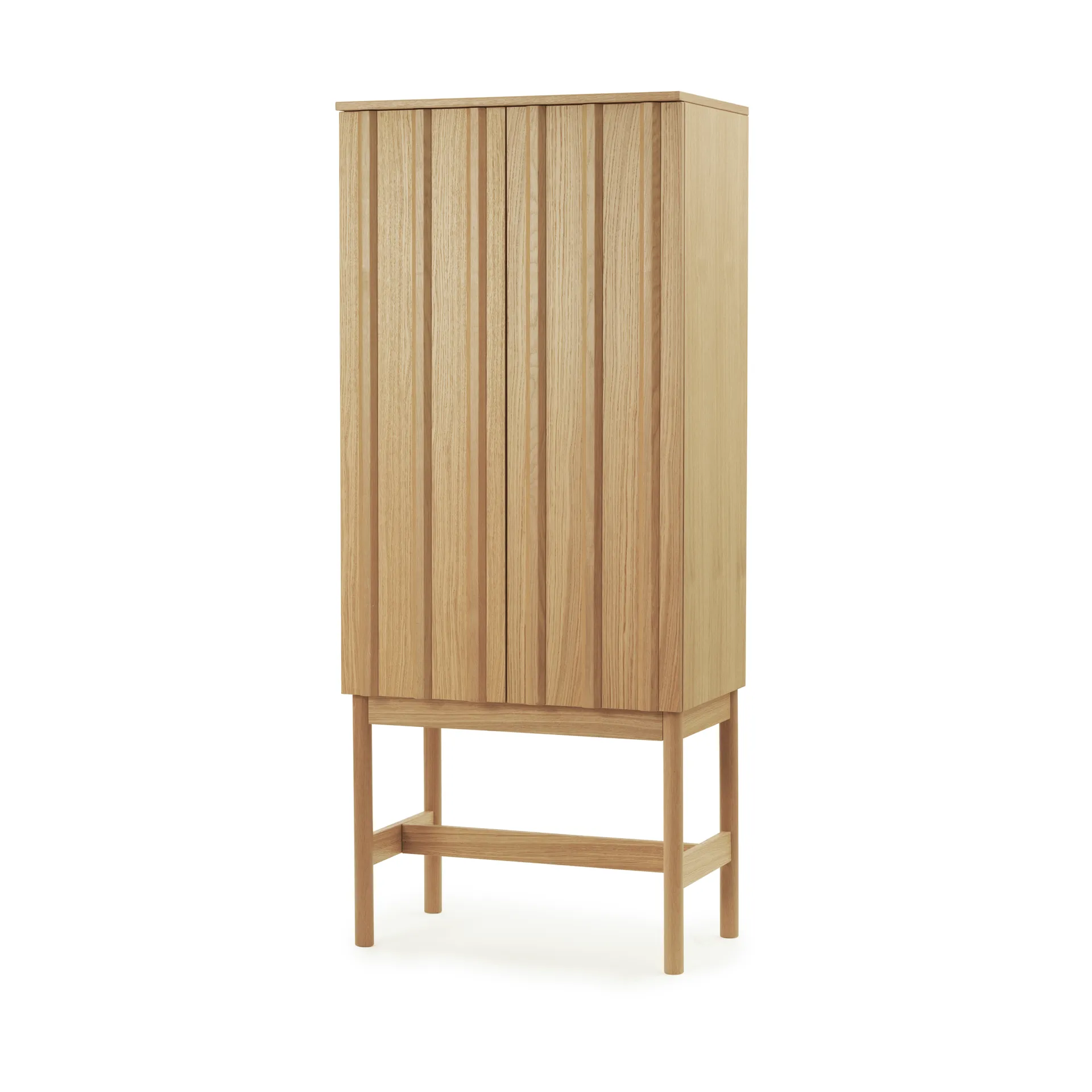 Rib skap, Oak, 166,5x70x43 cm Normann Copenhagen