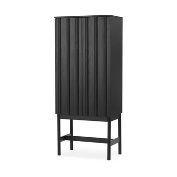 Rib skap - Soft black, 166,5x70x43 cm - Normann Copenhagen
