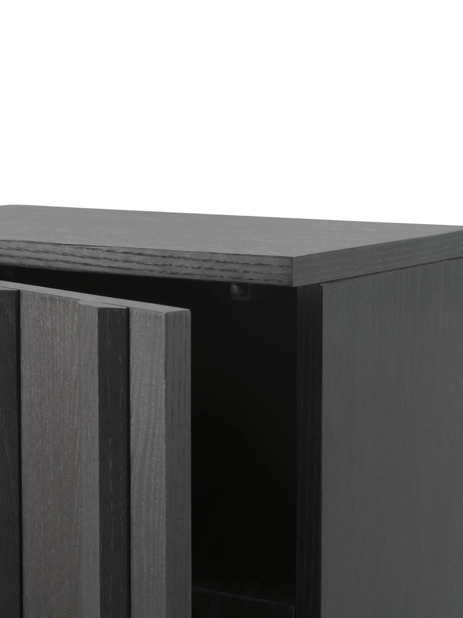 Rib skap, Soft black, 166,5x70x43 cm Normann Copenhagen