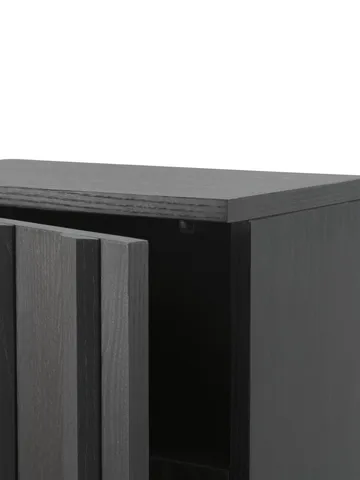 Rib skap - Soft black, 166,5x70x43 cm - Normann Copenhagen