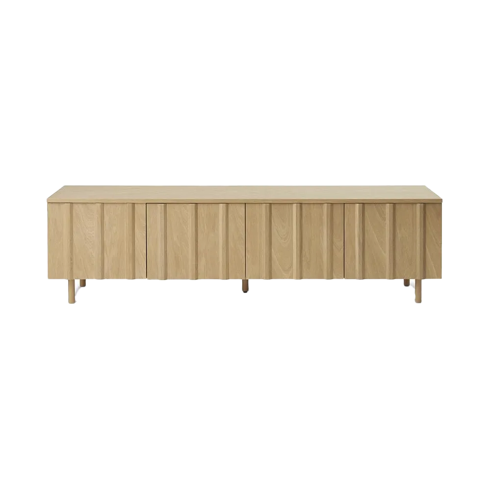 Rib skjenk lav, Oak Normann Copenhagen