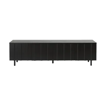 Rib skjenk lav - Soft Black - Normann Copenhagen