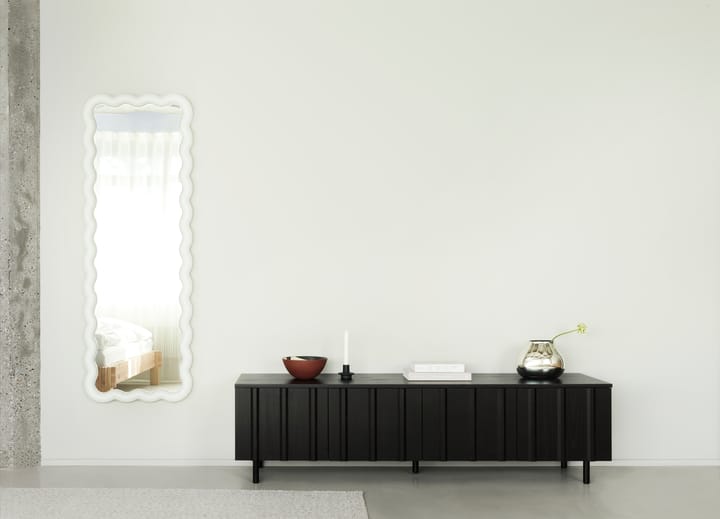Rib skjenk lav, Soft Black Normann Copenhagen