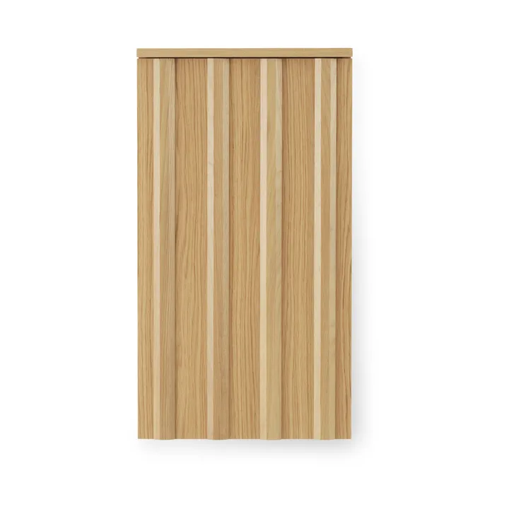 Rib veggskap - Oak, 73x40x23 cm - Normann Copenhagen