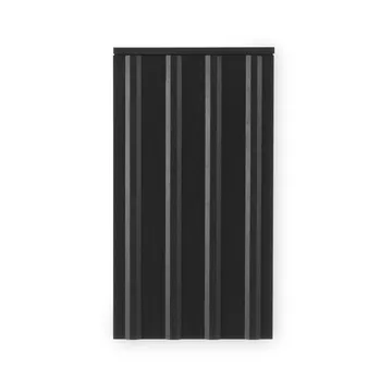 Rib veggskap - Soft black, 73x40x23 cm - Normann Copenhagen