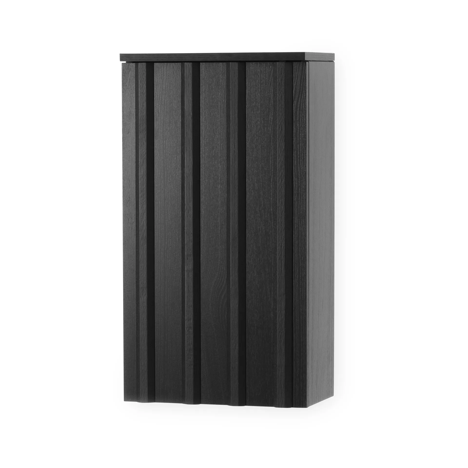 Rib veggskap, Soft black, 73x40x23 cm Normann Copenhagen