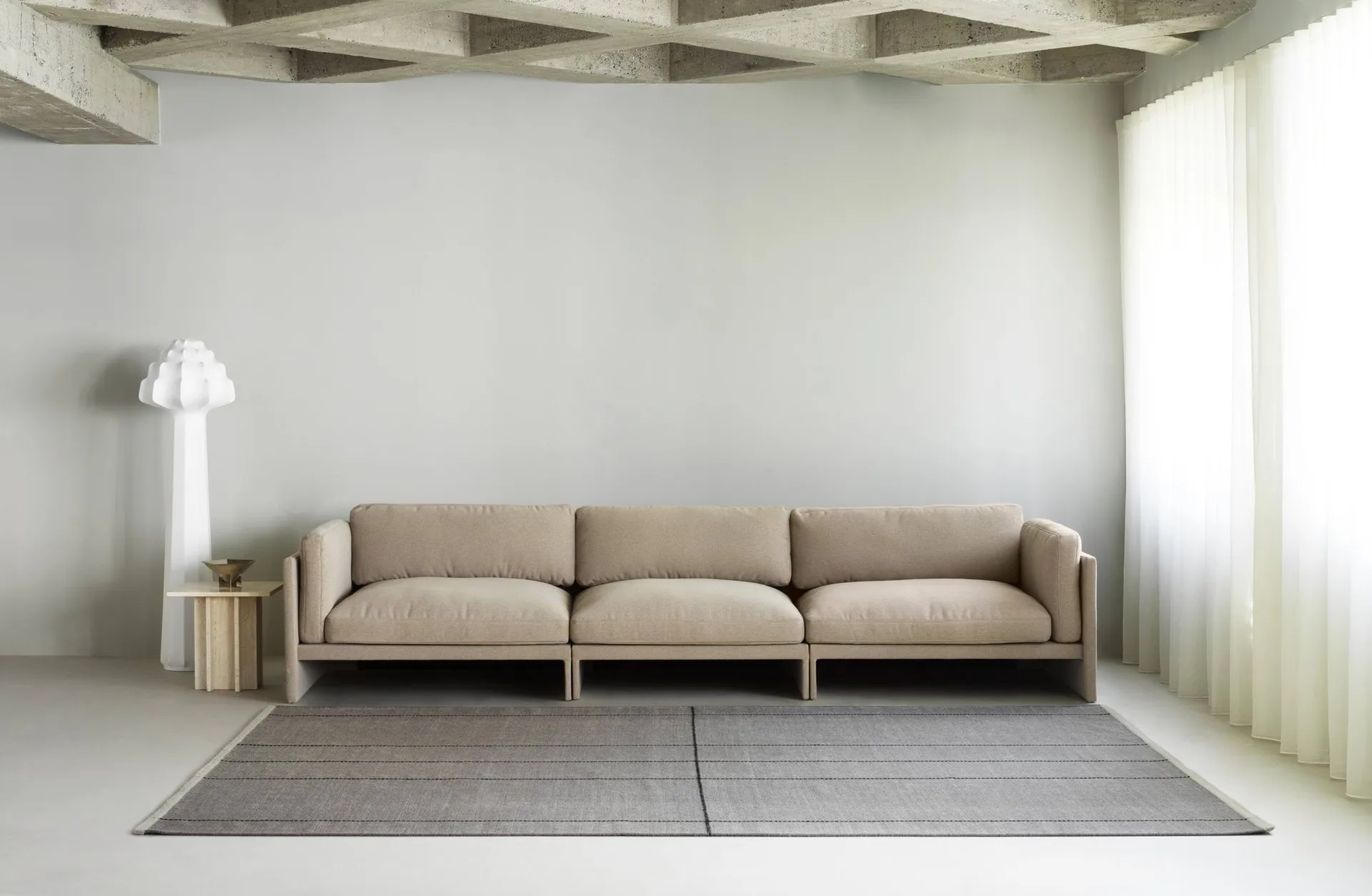 Seam teppe, Blue tones, 250x350 cm Normann Copenhagen