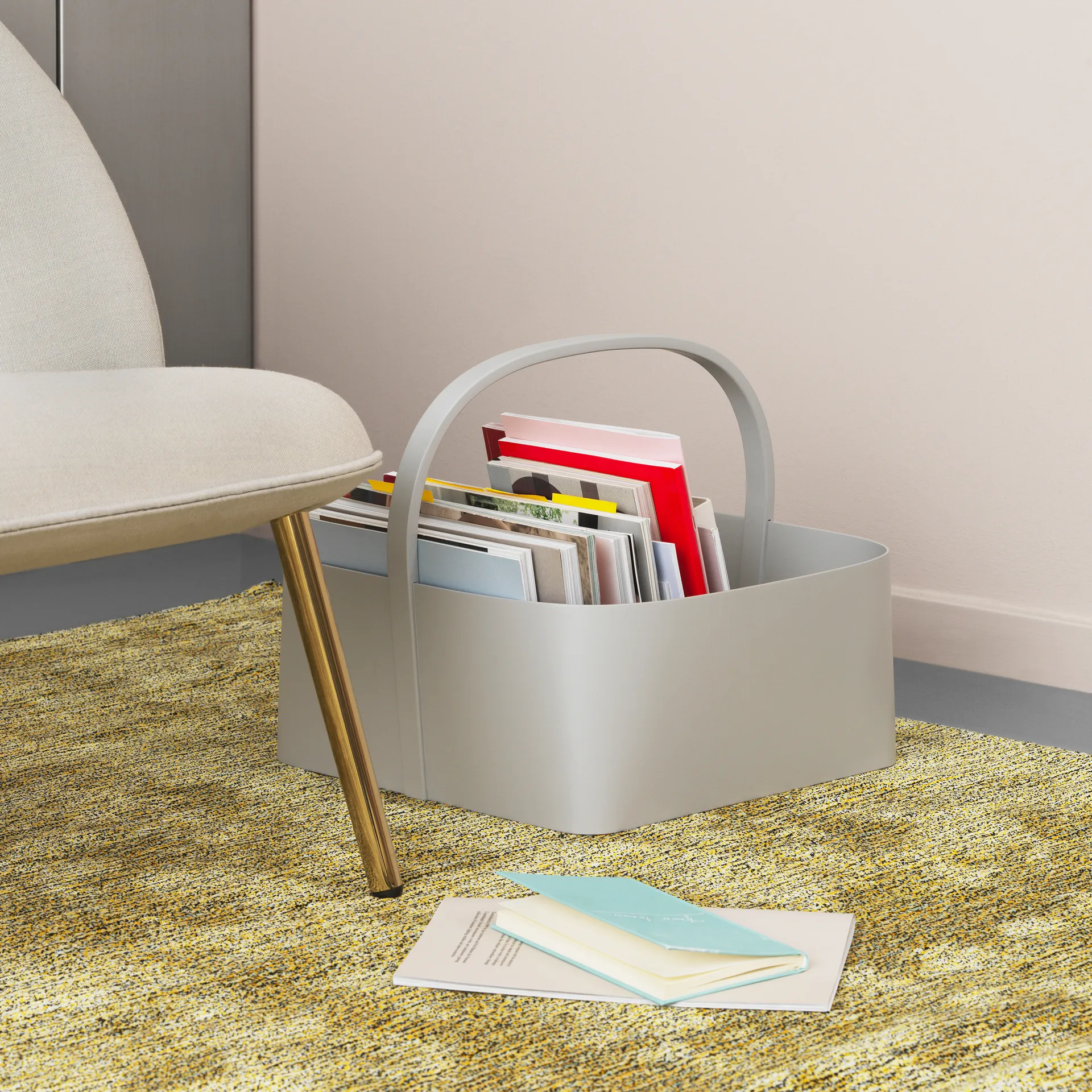 Shaker Storage kurv 45x45 cm, Grå Normann Copenhagen