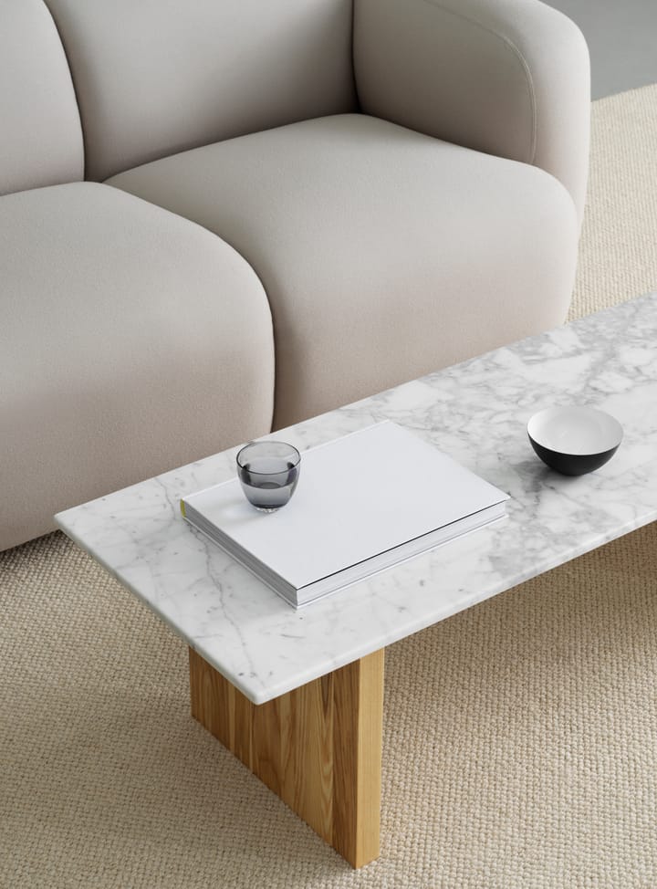 Solid Table salongbord 130 x 38,5 x 40 cm - White - Normann Copenhagen