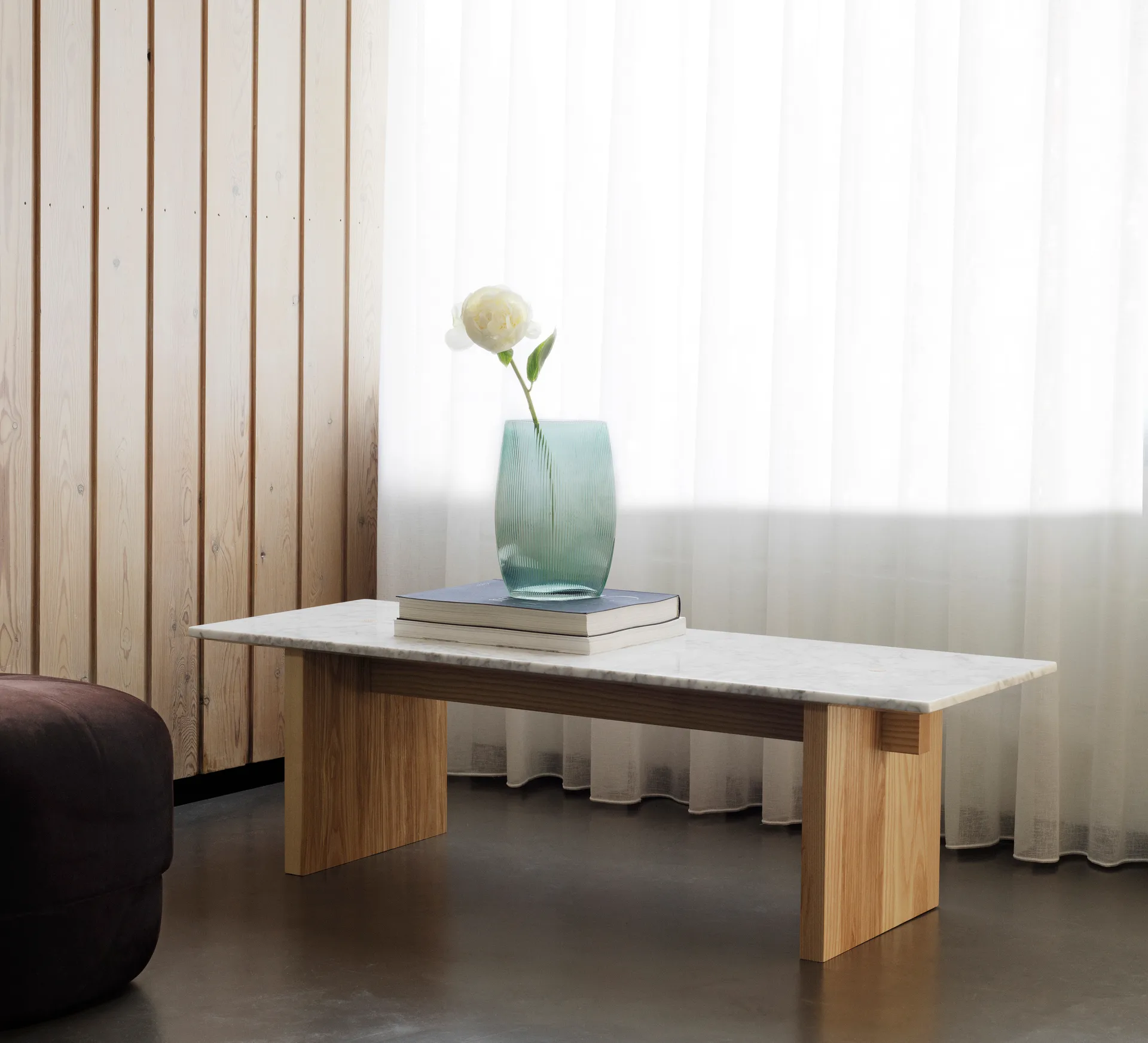 Solid Table salongbord 130 x 38,5 x 40 cm, White Normann Copenhagen