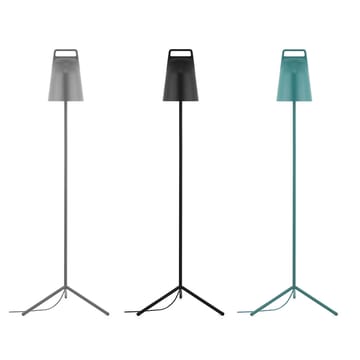 Stage gulvlampe - black, pulverlakkert stål - Normann Copenhagen