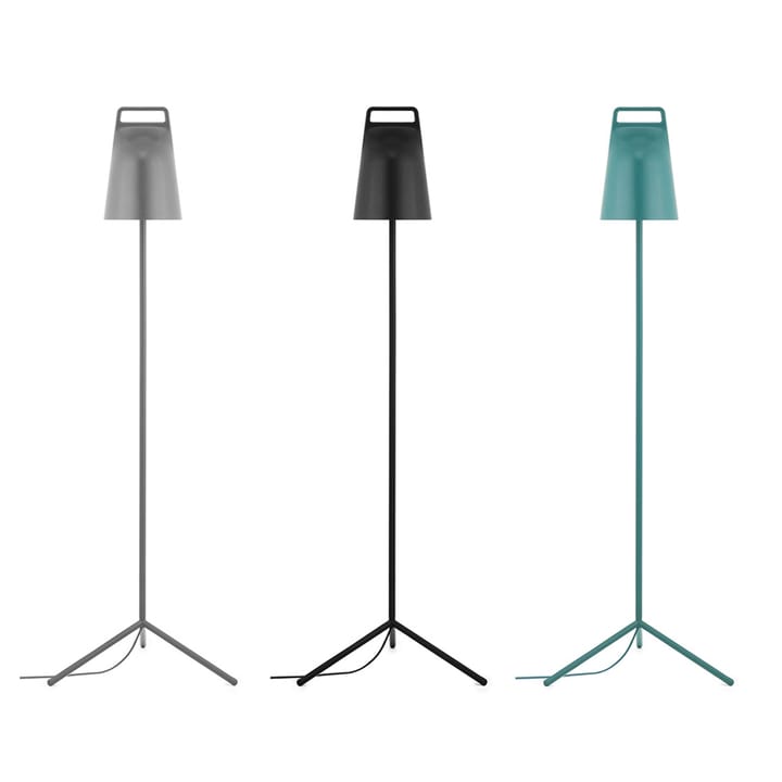 Stage gulvlampe - black, pulverlakkert stål - Normann Copenhagen