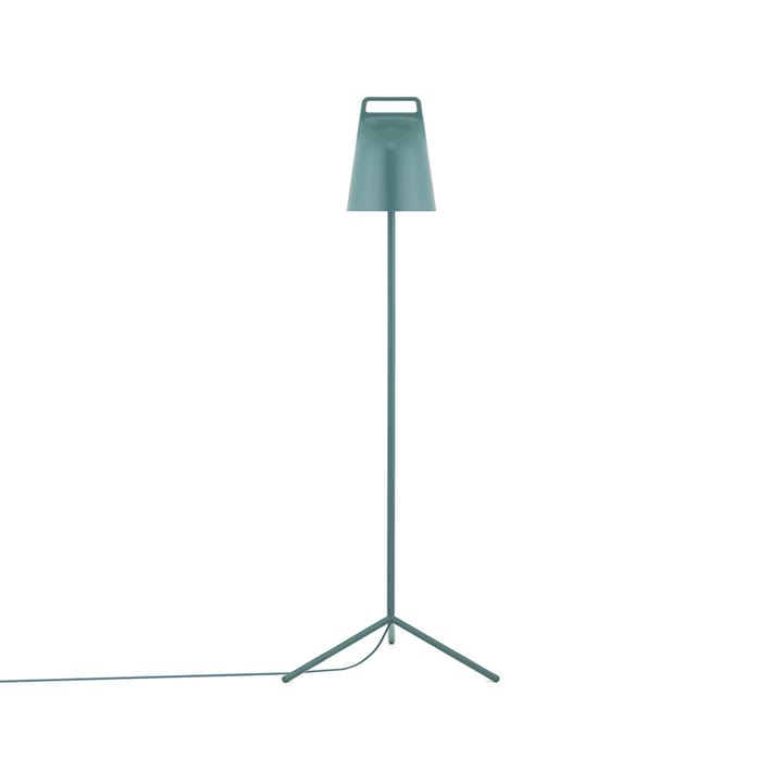 Stage gulvlampe - petrol green, pulverlakkert stål - Normann Copenhagen